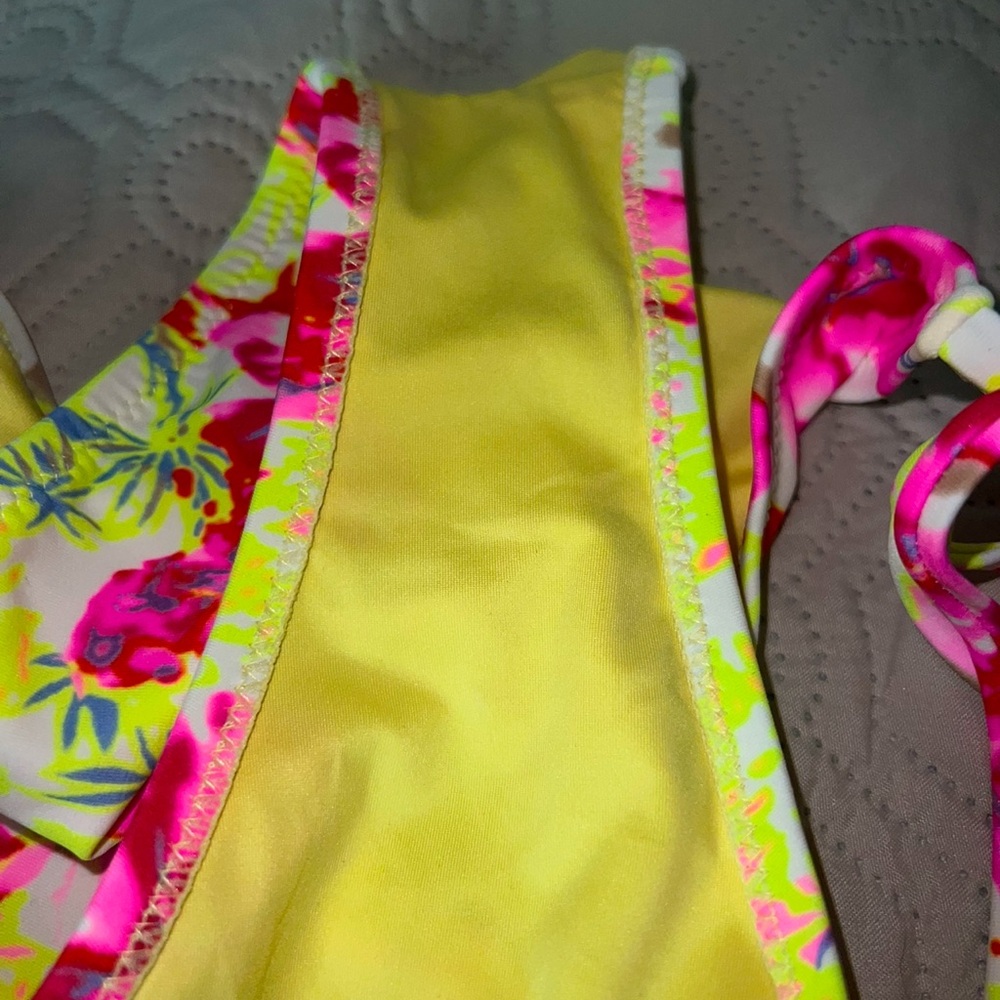 RELLECIGA Pink and Yellow Floral Bikini - Picture 10 of 11